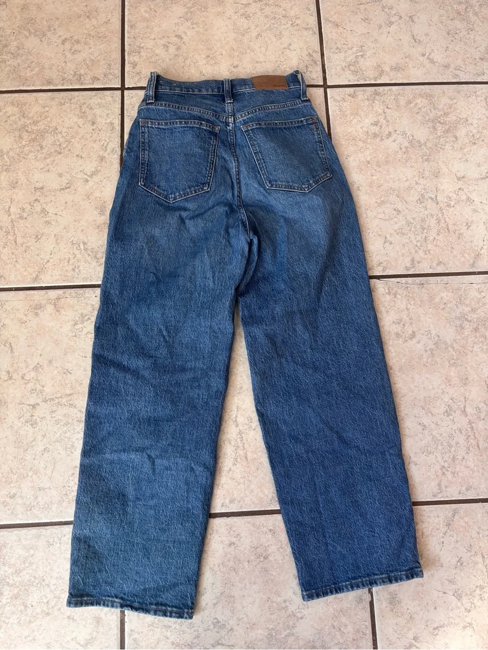 Madewell The perfect vintage Wide leg crop jean size 25